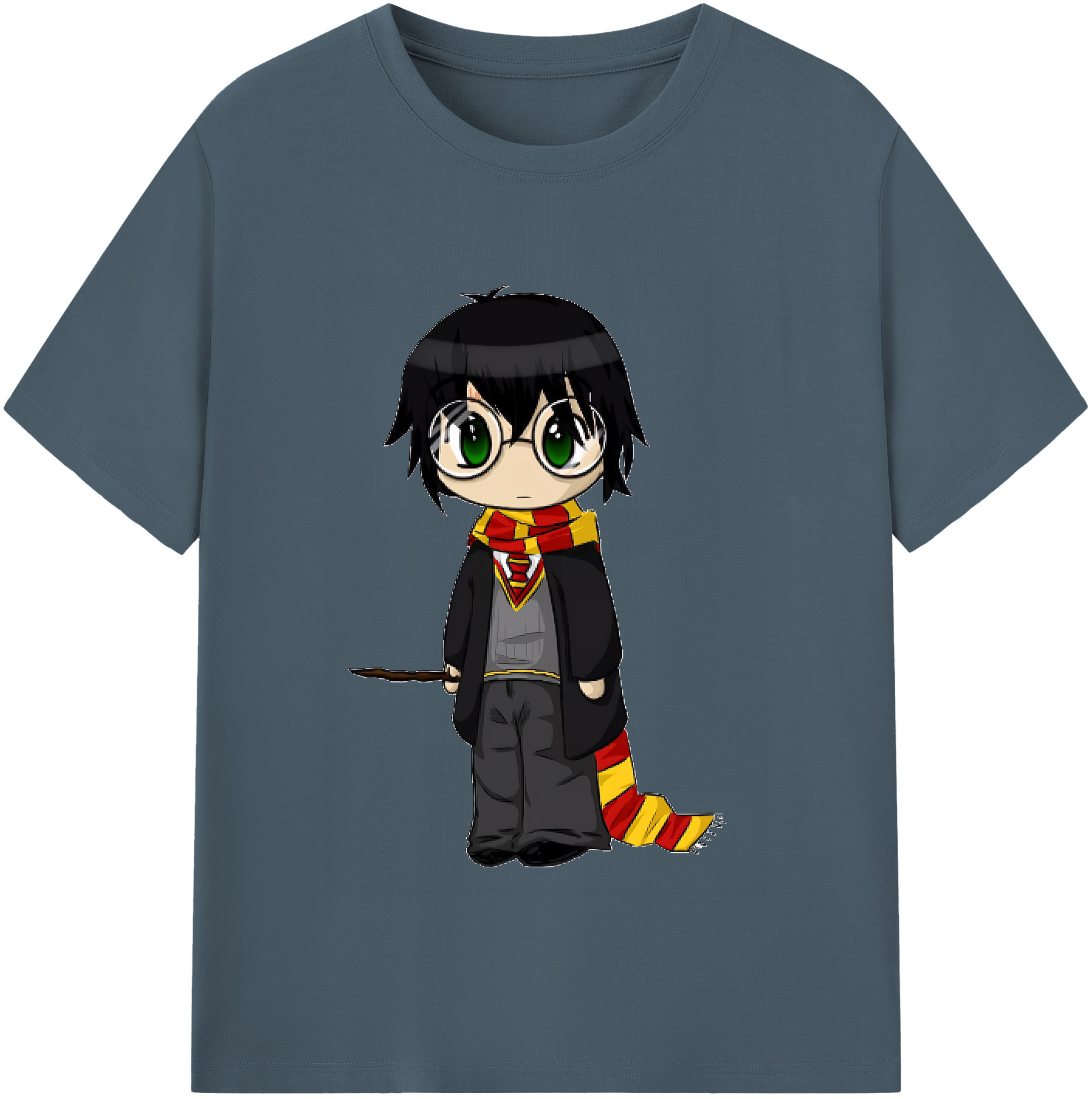 （画像用） Harry Potter ハリー・ポッターシリーズ 綿100％半袖Tシャツ（フロントプリント）